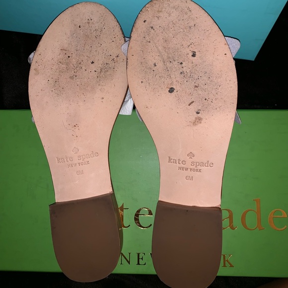 Kate Spade Tumbled Leather Sandals - Picture 4 of 5